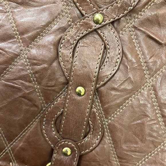 Isabelle Fiore Brown Leather Bag EUC - Picture 5 of 7